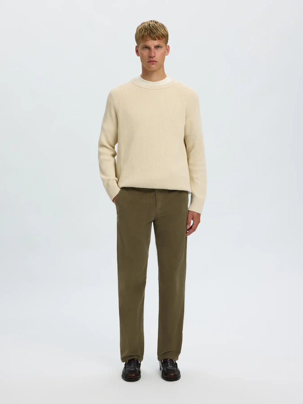 Selected STRAIGHT MILES CORD PANT