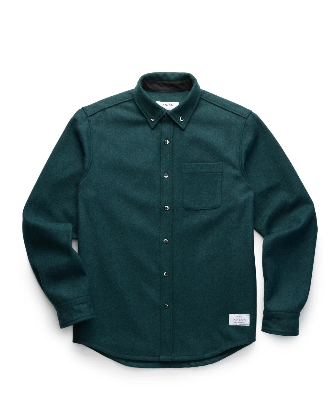Anian - Modern Melton Wool Overshirt