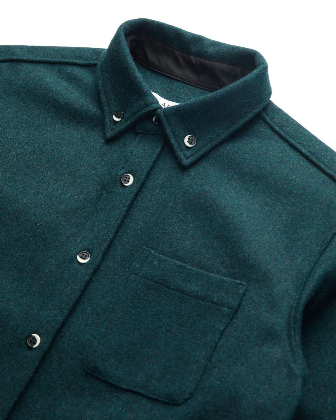 Anian - Modern Melton Wool Overshirt