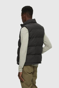 Kuwalla - Wool Heringbone Puffer Vest