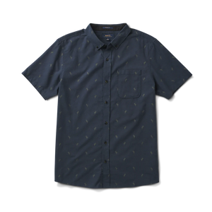 Roark - Scholar Oxford Shirt - Dark Navy Crosshatch