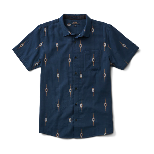 Roark - Journey Woven Shirt - Castagno Nannai Blue