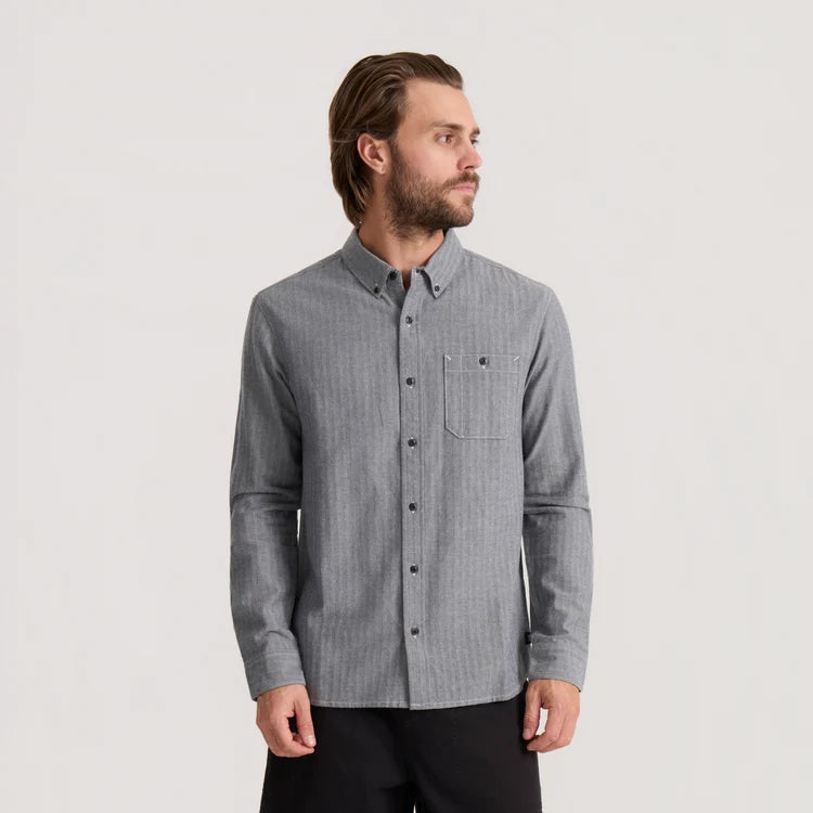 Roark Scholar Chambray Button Up Shirt