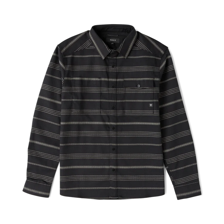 Roark - Diablo Flannel - Black Stripes
