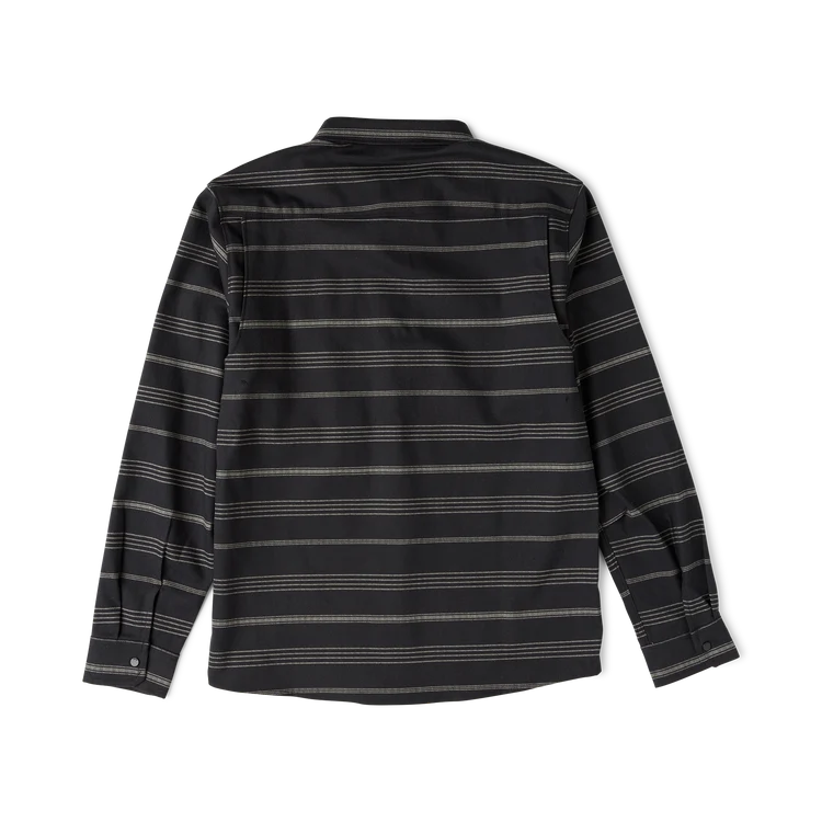 Roark - Diablo Flannel - Black Stripes