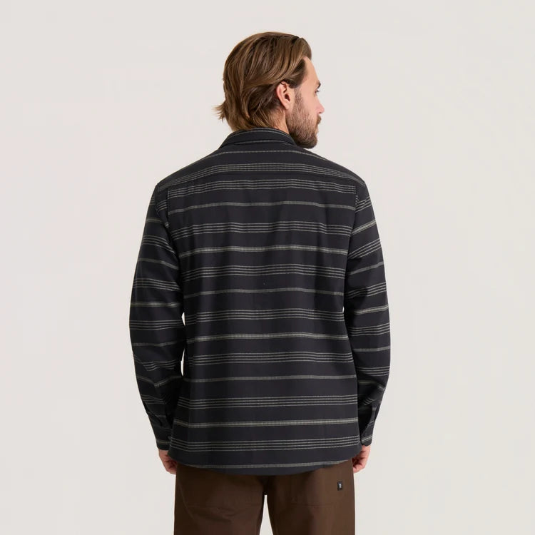 Roark - Diablo Flannel - Black Stripes