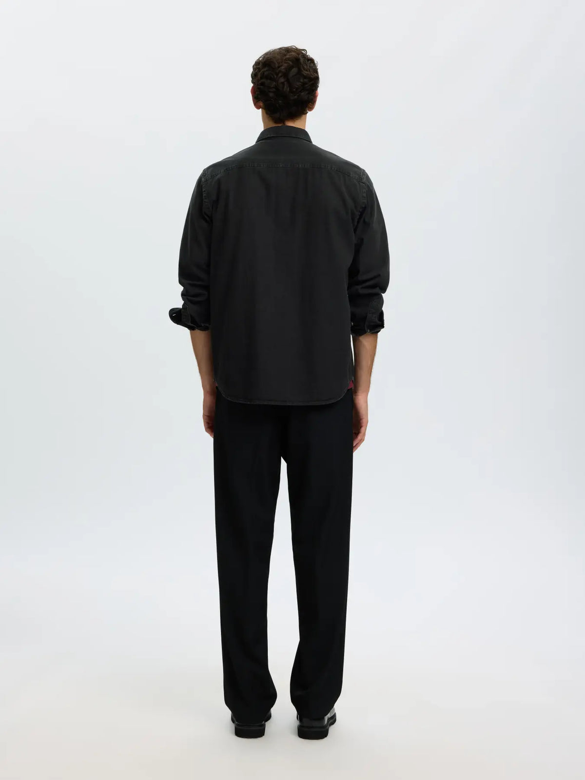 SELECTED - CARLO  DENIM LONG SLEEVE SHIRT