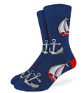 Good Luck Sock - Anchors & Boats Crew Sock