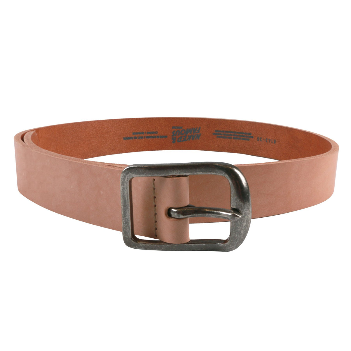 Naked & Famous Denim - Thick Belt 7mm Bovine Leather