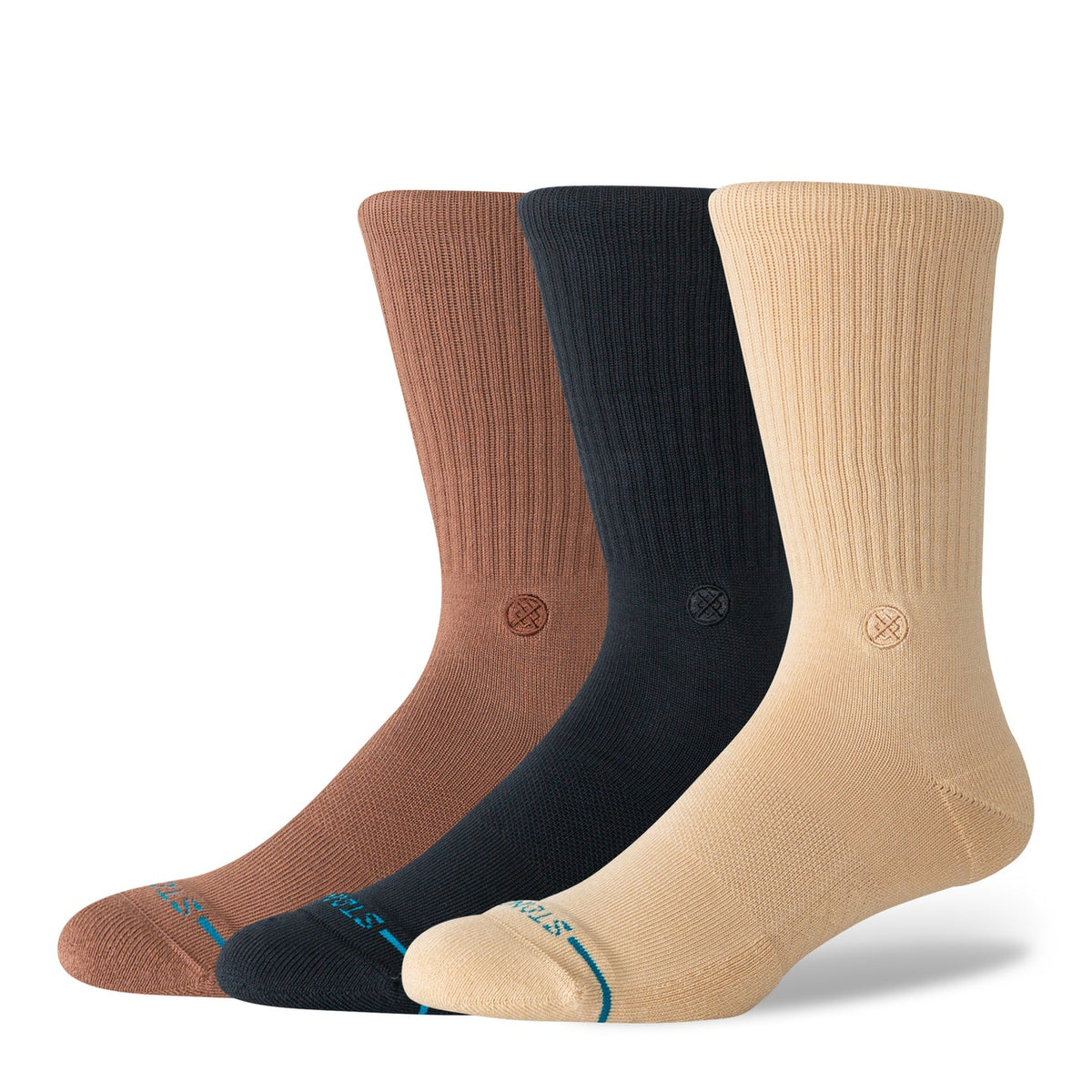 Stance - Icon Crew Socks 3 Pack