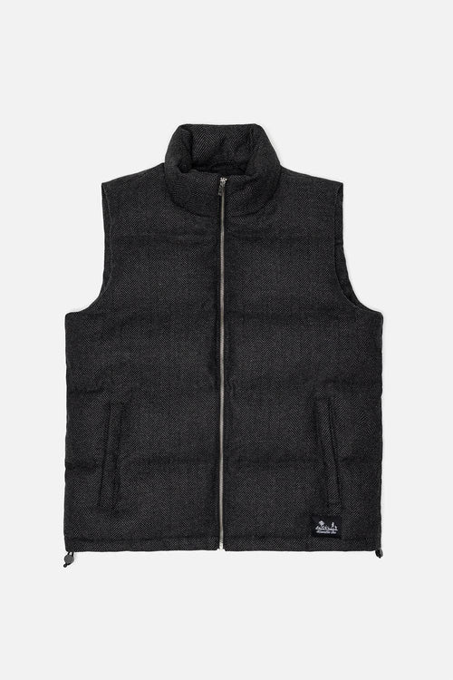 Kuwalla - Wool Heringbone Puffer Vest