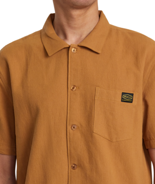 RVCA - Day Shift Solid Short Sleeve Shirt