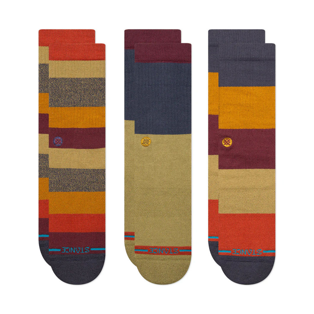 Stance - Cabin Fever 3pk Crew Socks