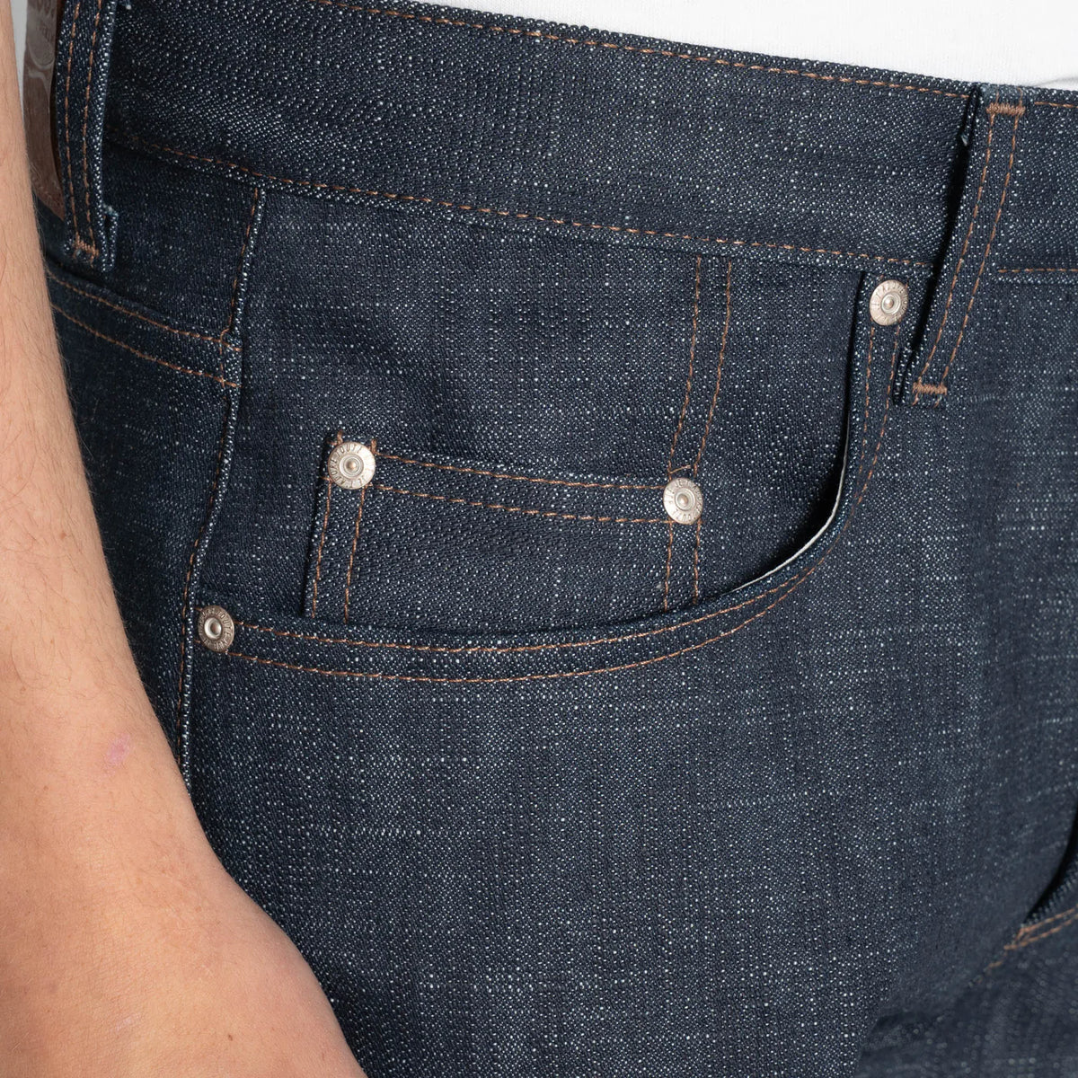 Naked & Famous Denim - Easy Guy - Greencast Slub Stretch Selvedge