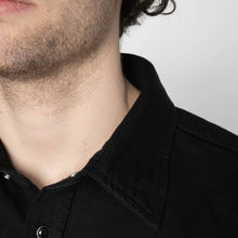 Load image into Gallery viewer, Unbranded Work Shirt - 12 oz. solid black selvedge