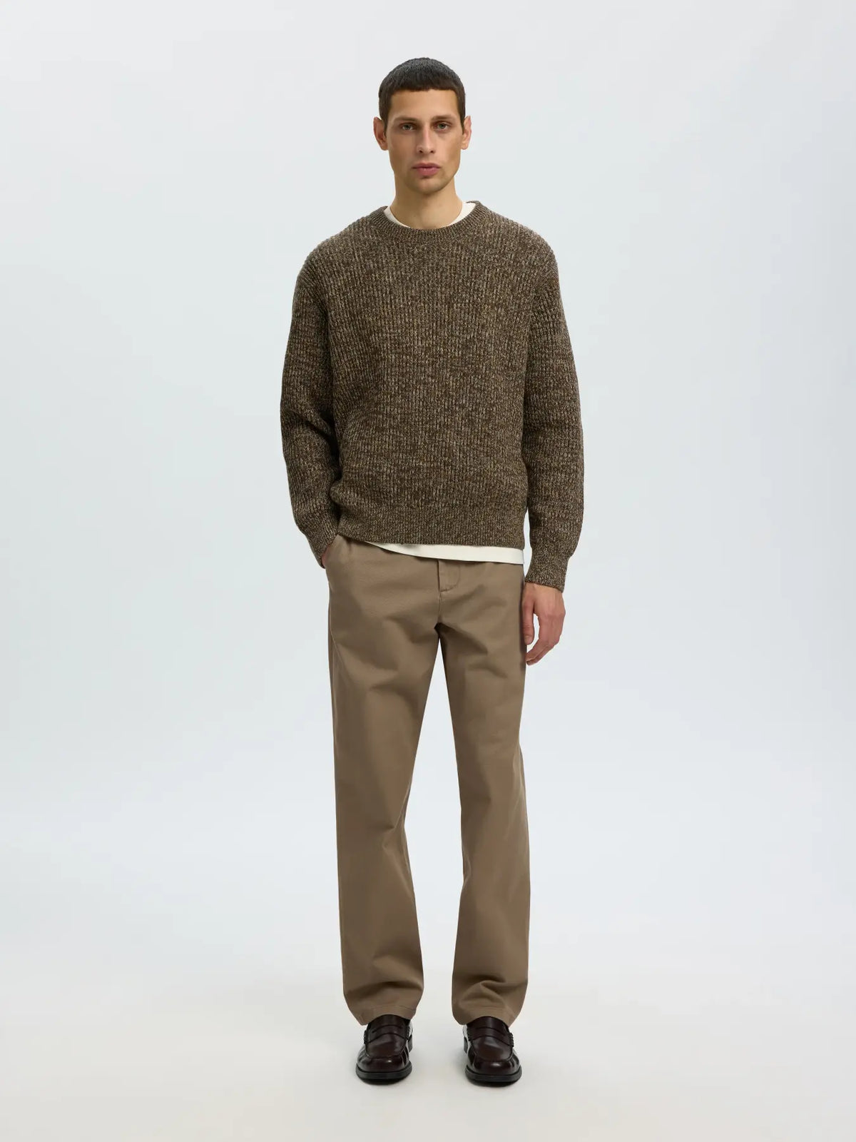 Selected STRAIGHT MILES TWILL PANT 196