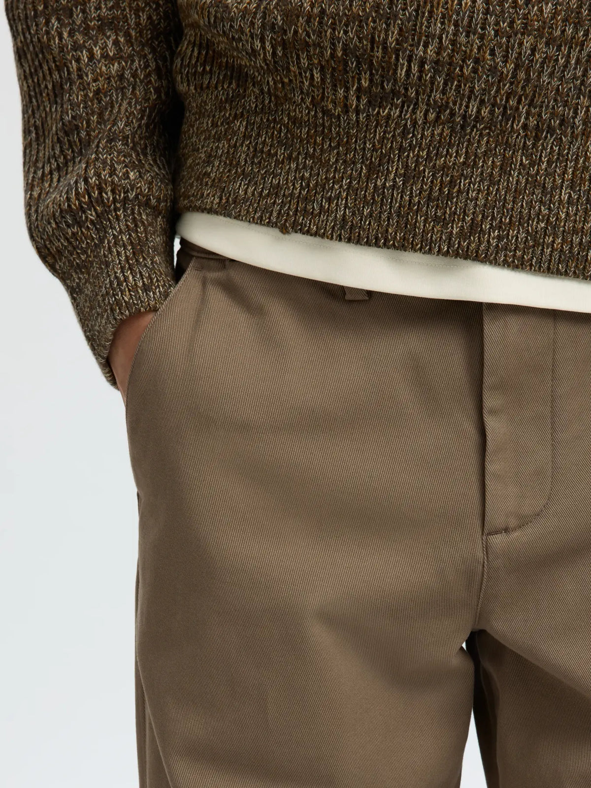 Selected STRAIGHT MILES TWILL PANT 196