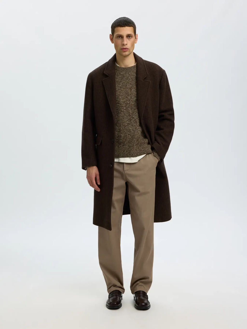 Selected STRAIGHT MILES TWILL PANT 196