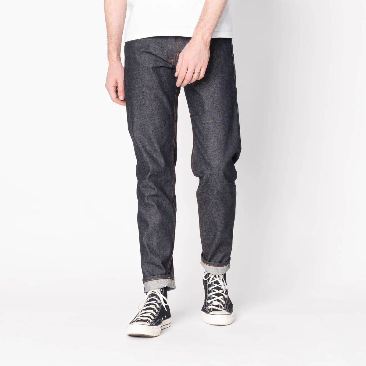 Naked & Famous Denim - Easy Guy - Dia De Los Muertos Selvedge