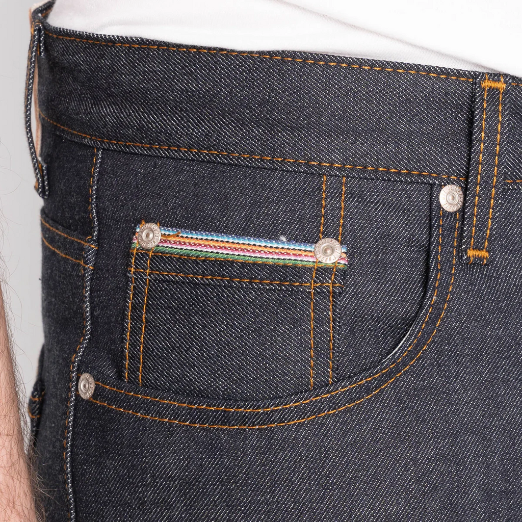Naked & Famous Denim - Easy Guy - Dia De Los Muertos Selvedge