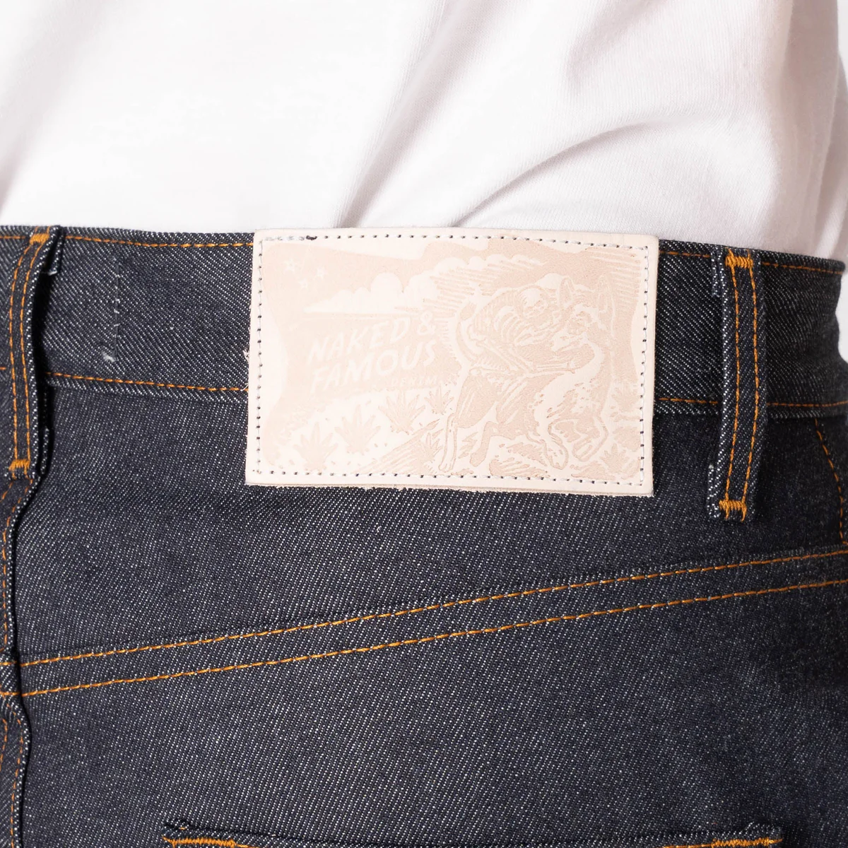 Naked & Famous Denim - Easy Guy - Dia De Los Muertos Selvedge
