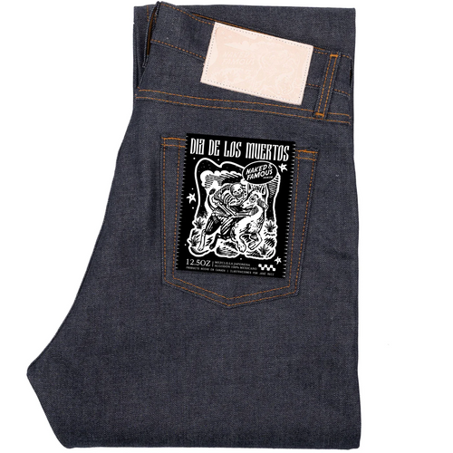 Naked & Famous - True Guy - Dia De Los Muertos Selvedge
