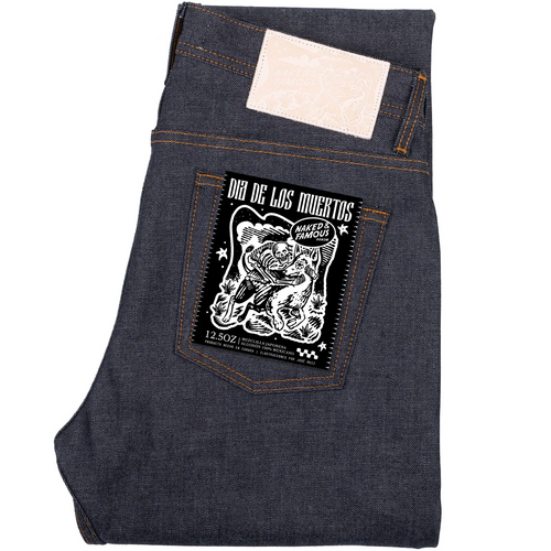 Naked & Famous - Weird Guy - Dia De Los Muertos Selvedge