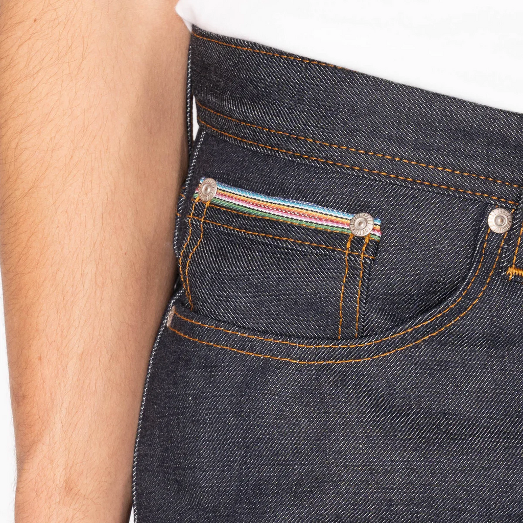 Naked & Famous Denim - Weird Guy - Dia De Los Muertos Selvedge