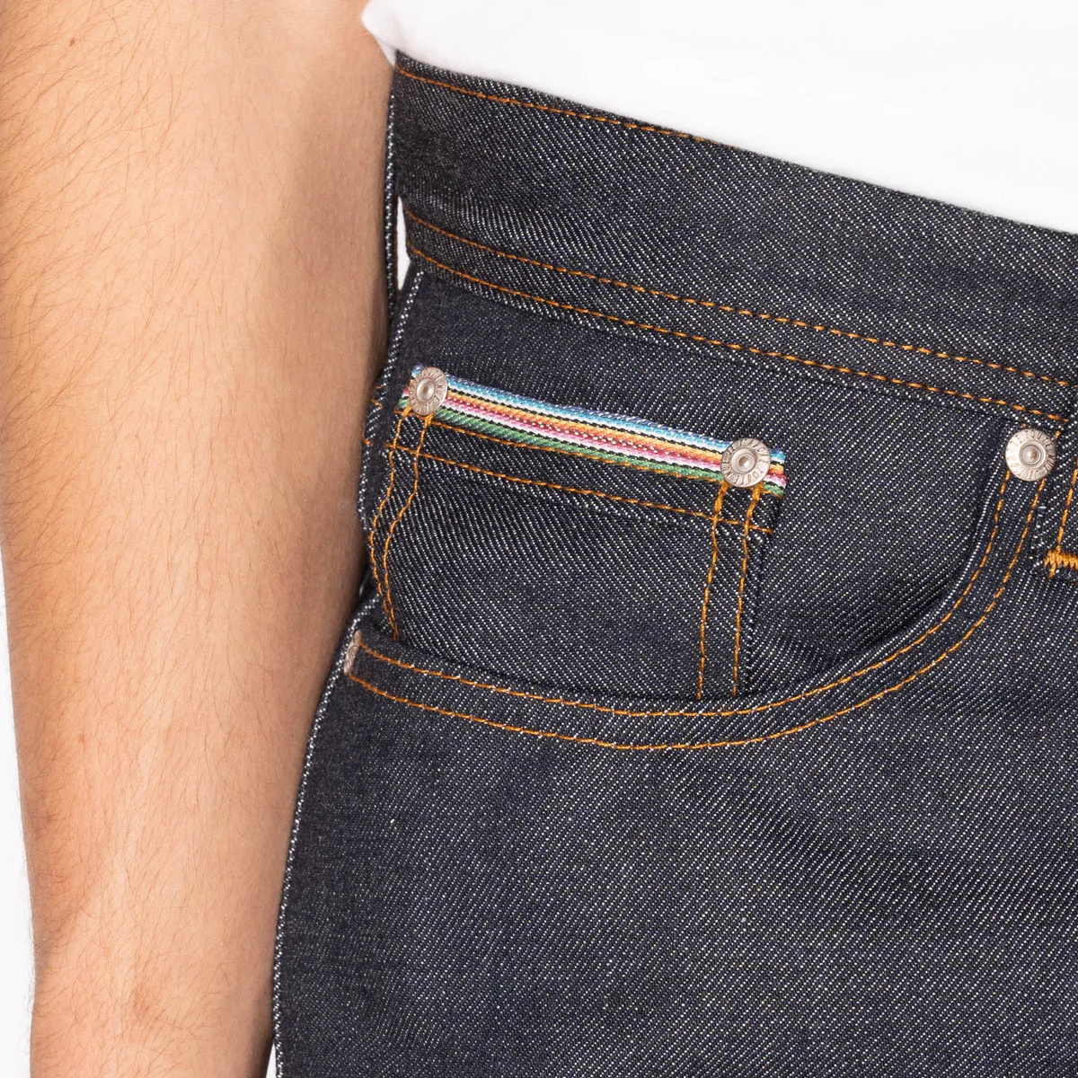 Naked & Famous Denim - Weird Guy - Dia De Los Muertos Selvedge
