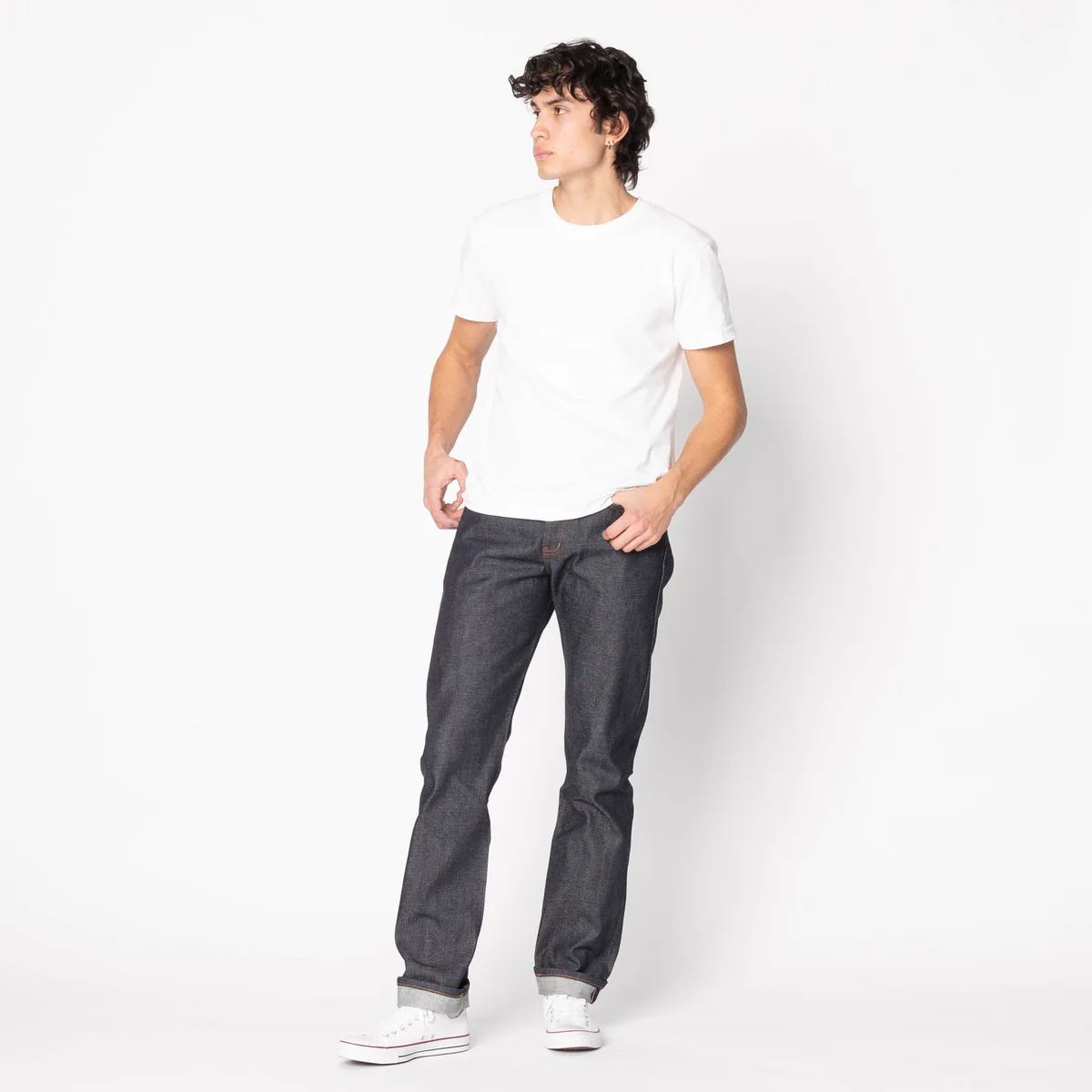 Naked & Famous Denim - Weird Guy - Dia De Los Muertos Selvedge