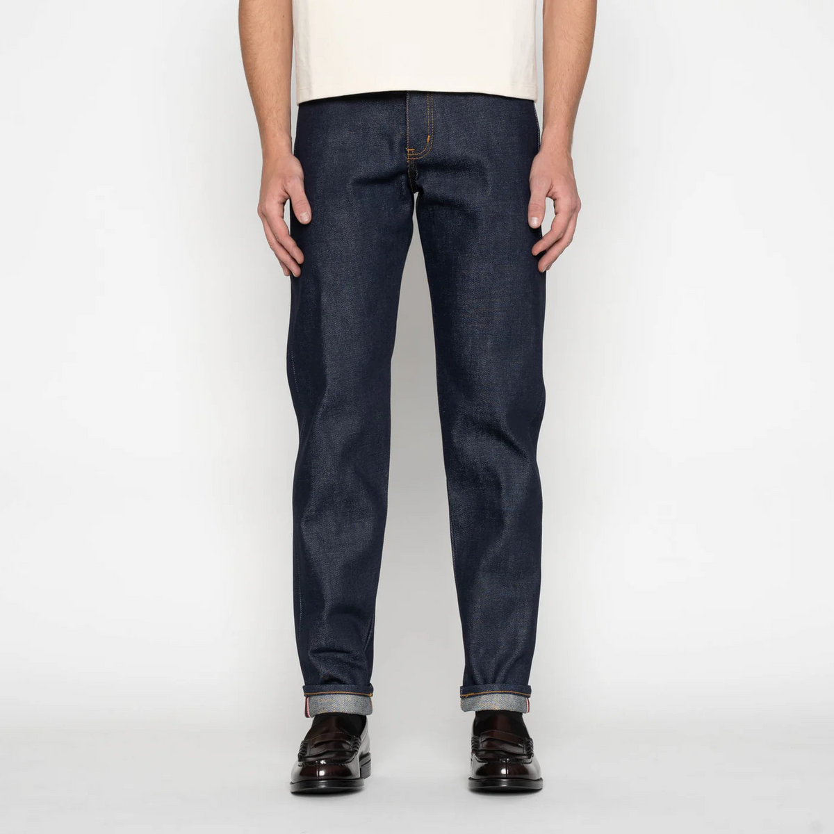 Naked & Famous Denim - Easy Guy - Dirty Elephant 14 Selvedge