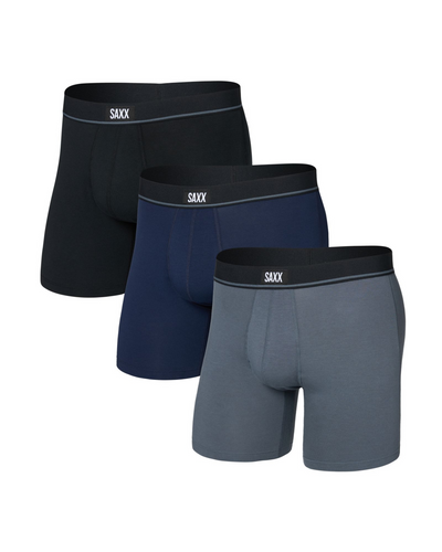 Saxx - Essential Cotton Boxer Brief - 3 Pack
