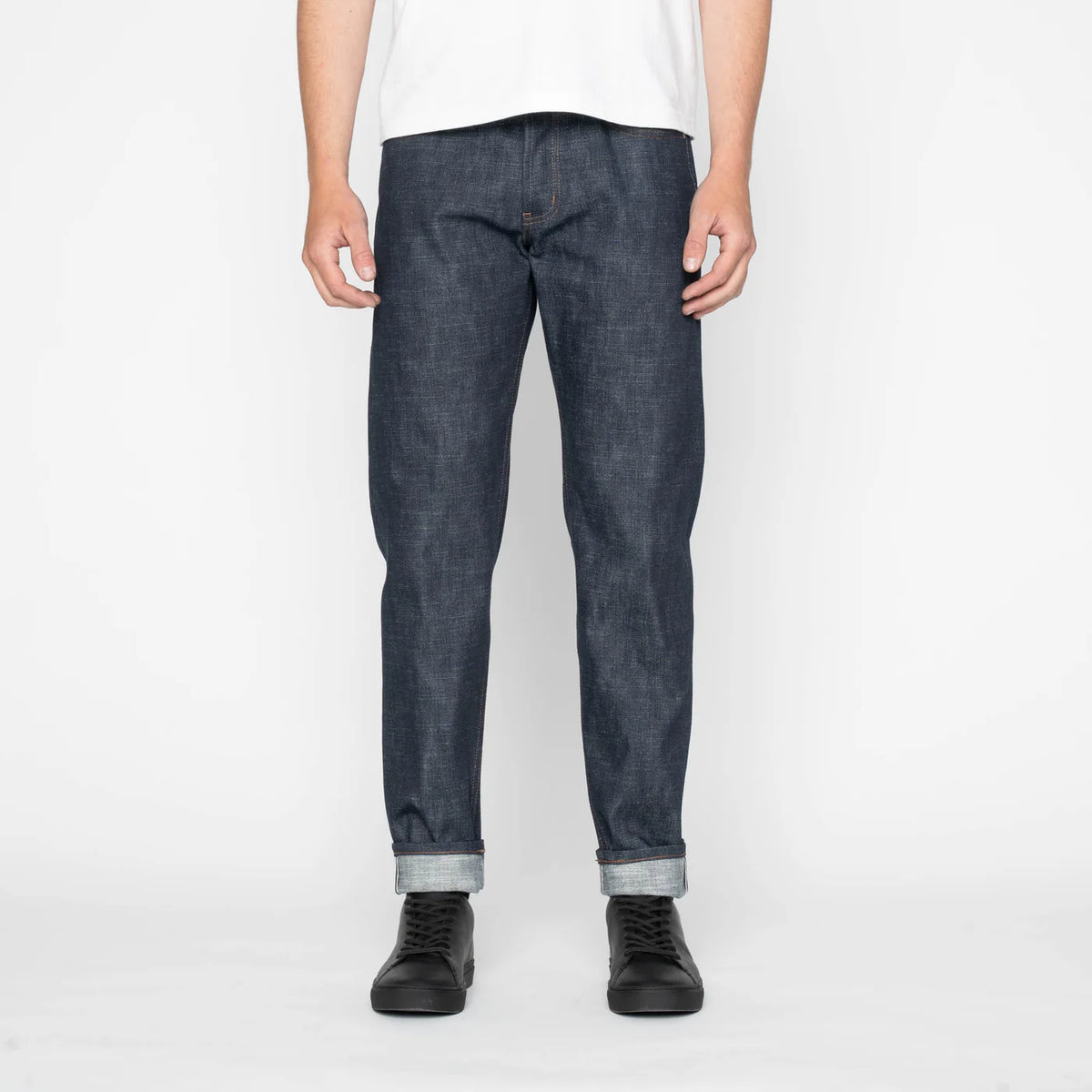 Naked & Famous Denim - Easy Guy - Greencast Slub Stretch Selvedge