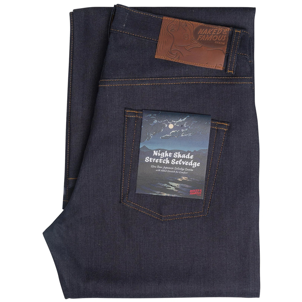 Naked & Famous Denim - Strong Guy - Nightshade Stretch Selvedge