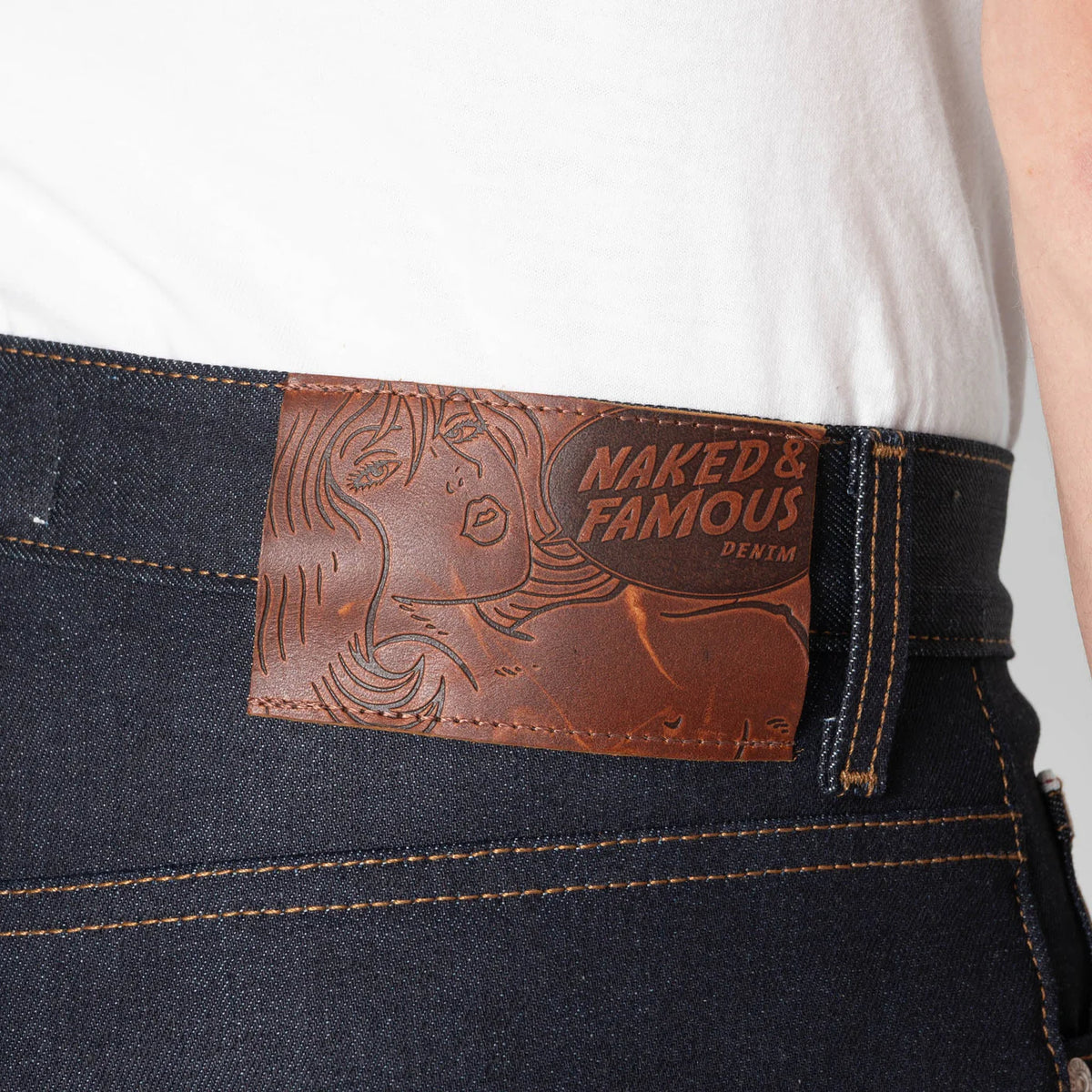 Naked & Famous Denim - Strong Guy - Nightshade Stretch Selvedge