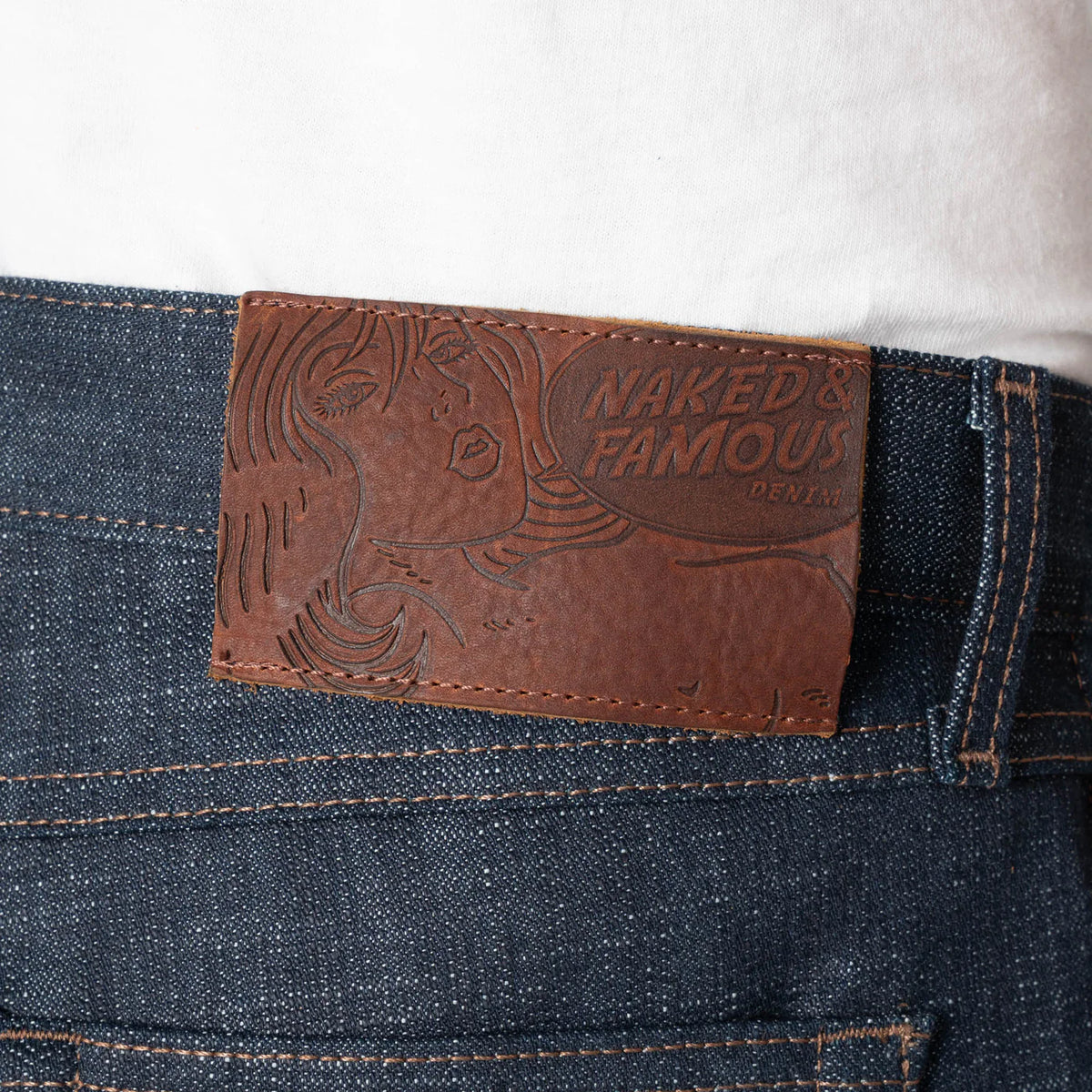 Naked & Famous Denim - True Guy - Greencast Slub Stretch Selvedge