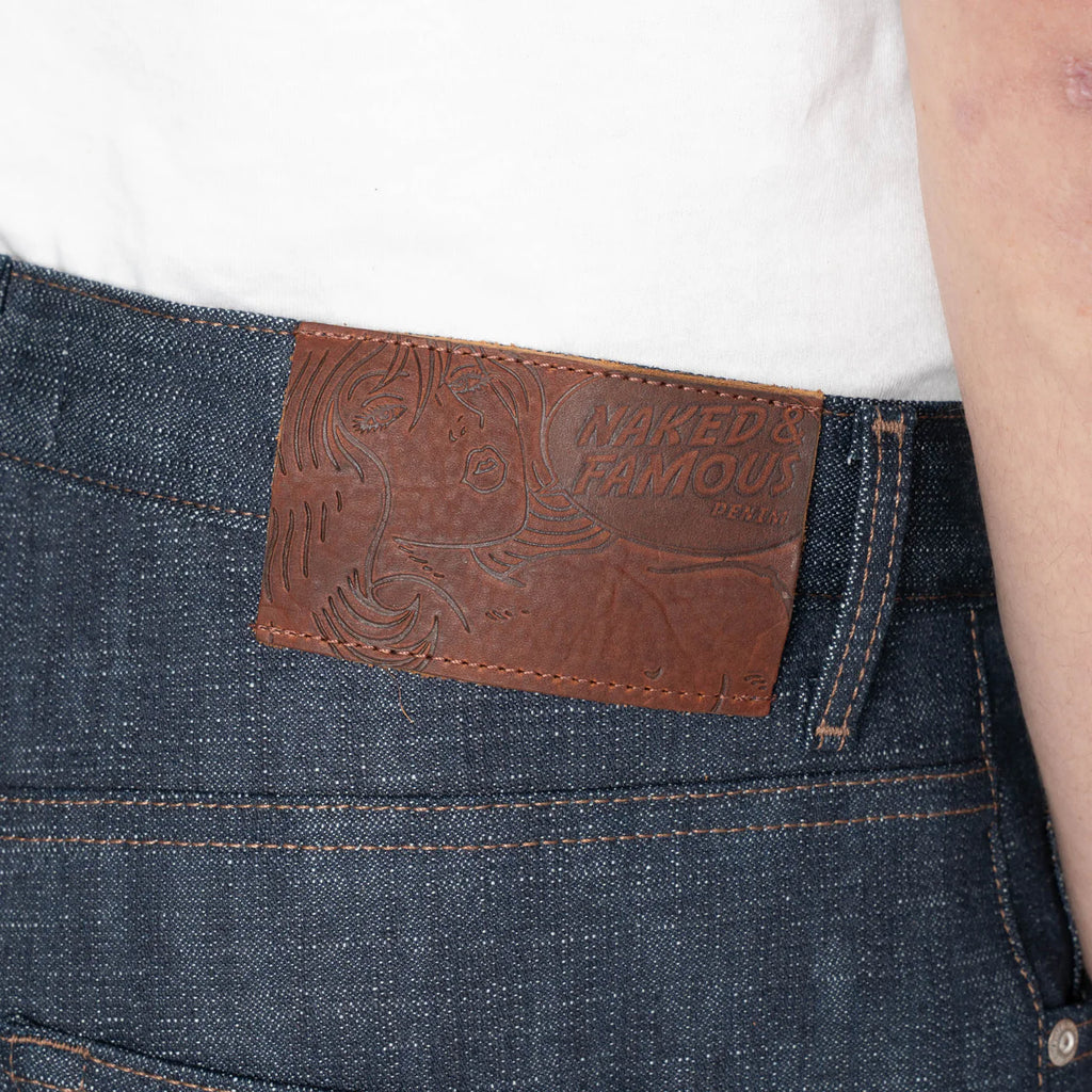 Naked & Famous Denim - Easy Guy - Greencast Slub Stretch Selvedge