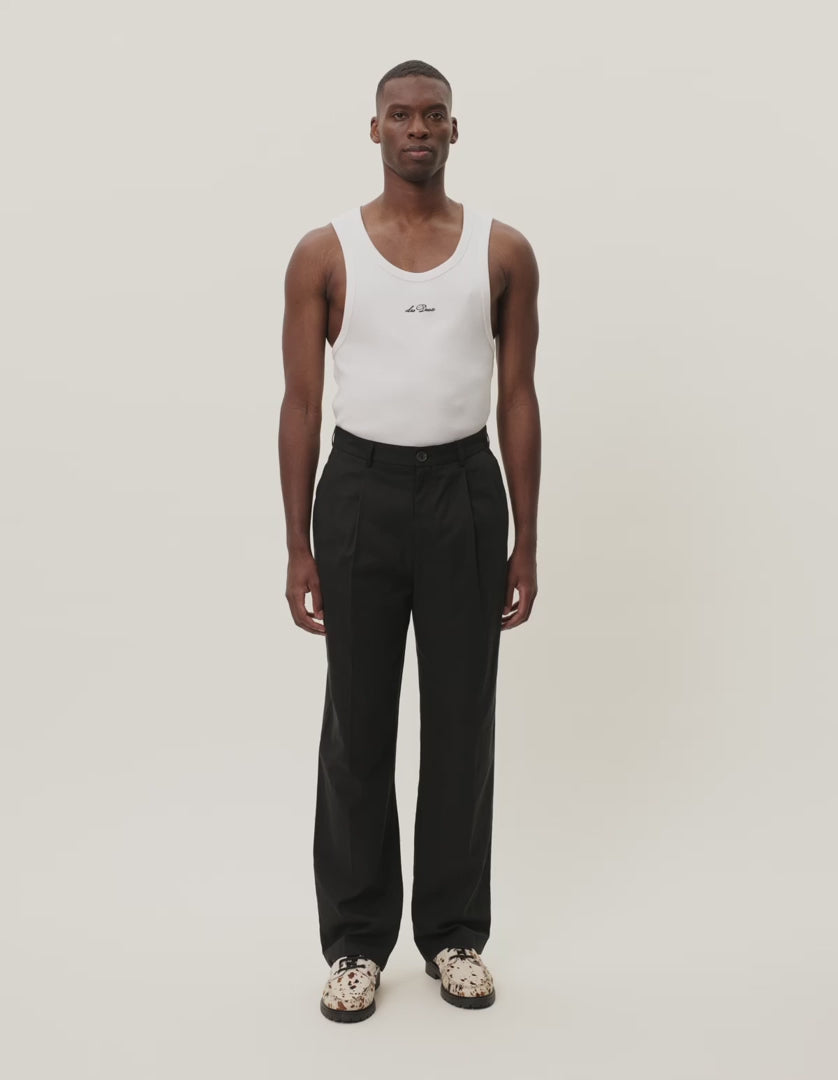 Les Deux - Reece Pleated Twill Suit Pants