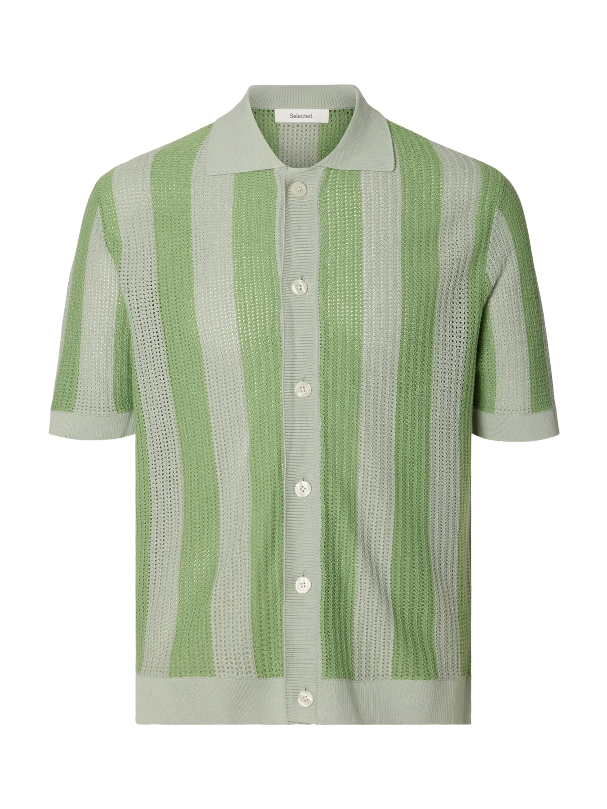Selected - Shane Short Sleeve Polo Cardigan