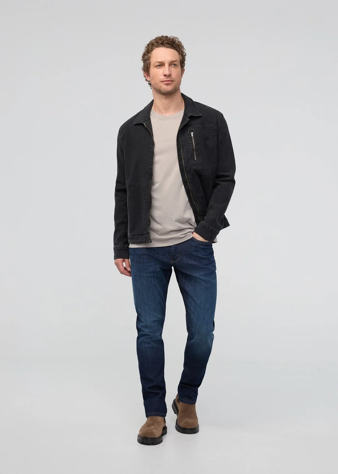 Duer - Performance Denim - Athletic Taper - Marina Blue