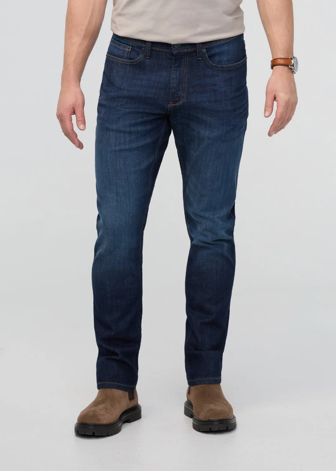 Duer - Performance Denim - Athletic Taper - Marina Blue