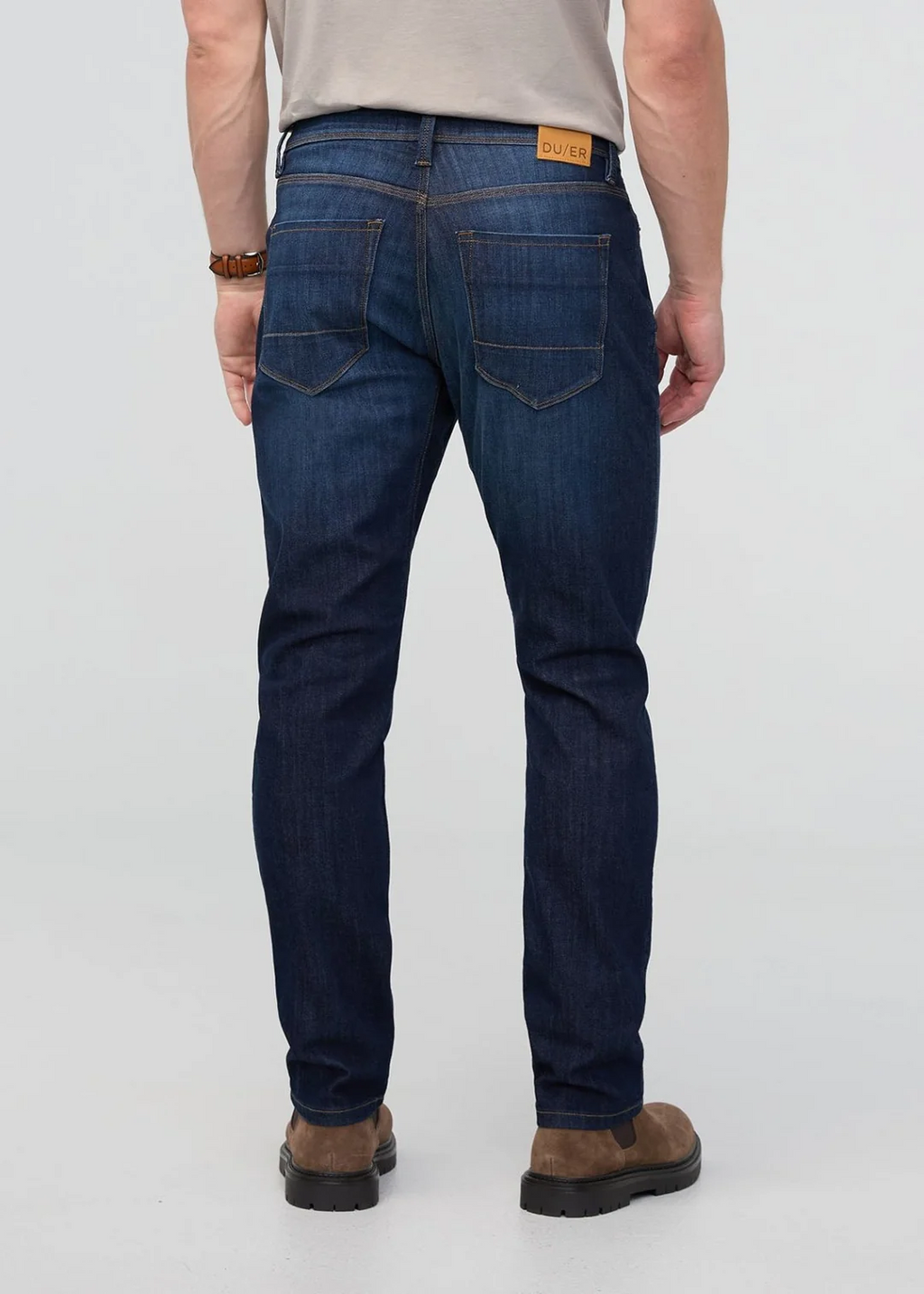 Duer - Performance Denim - Athletic Taper - Marina Blue