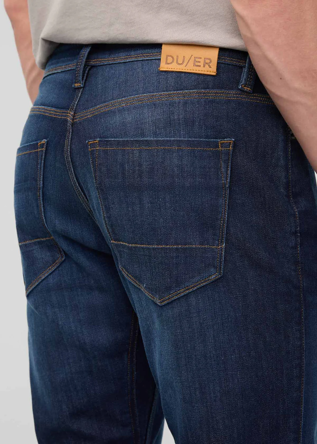 Duer - Performance Denim - Athletic Taper - Marina Blue