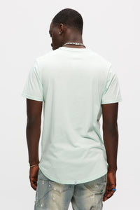 Kuwalla Tee - Eazy Scoop Tee - Dusty Aqua