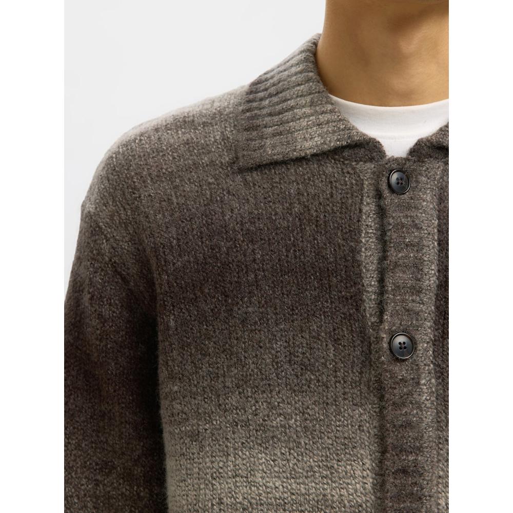Selected - Gaard Knit Polo Cardigan