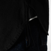 Load image into Gallery viewer, Unbranded Work Shirt - 12 oz. solid black selvedge