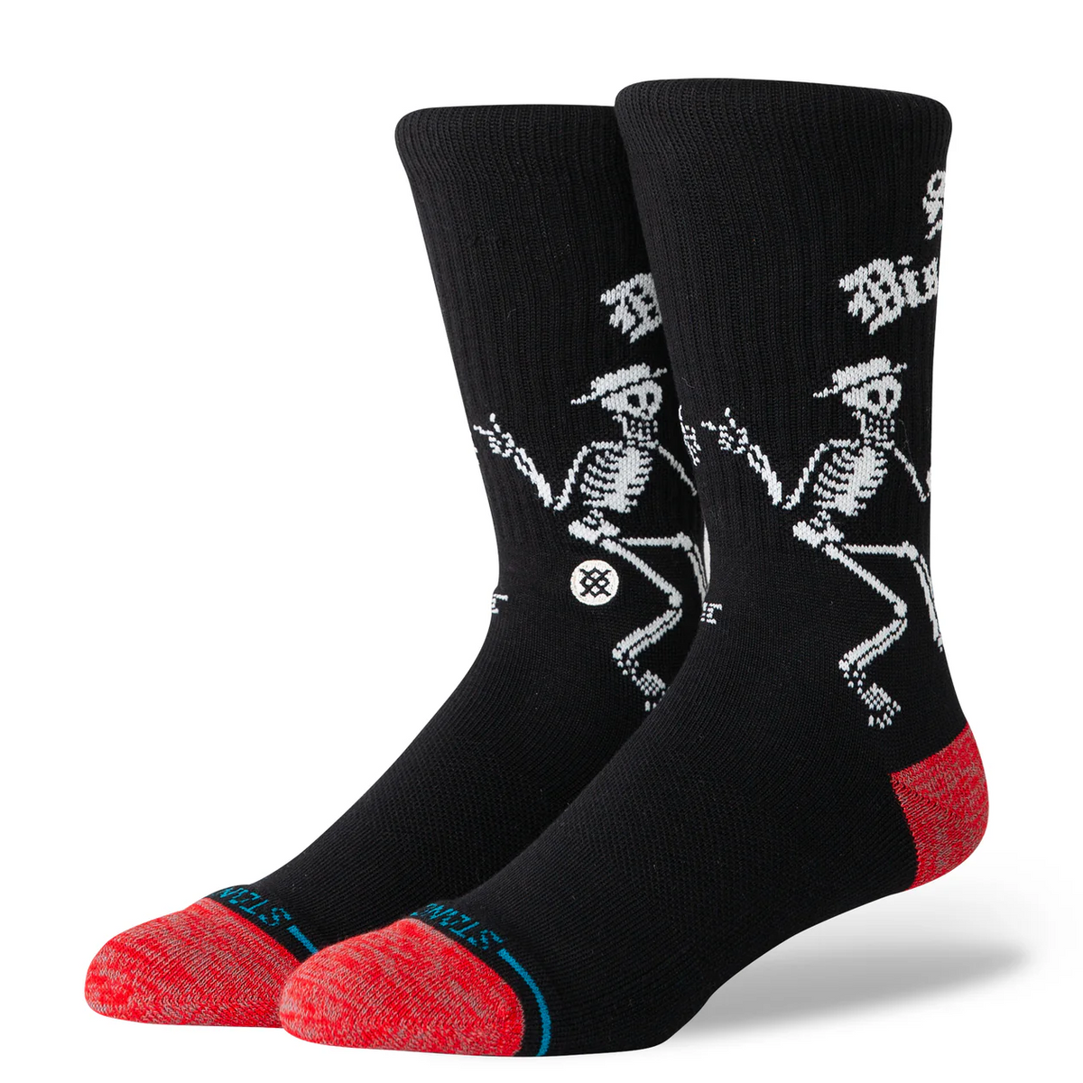 Stance - Social Distortion Skelly Dancing Crew Socks