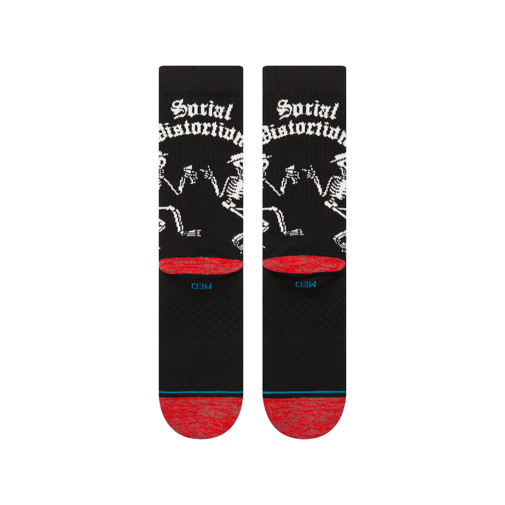 Stance - Social Distortion Skelly Dancing Crew Socks