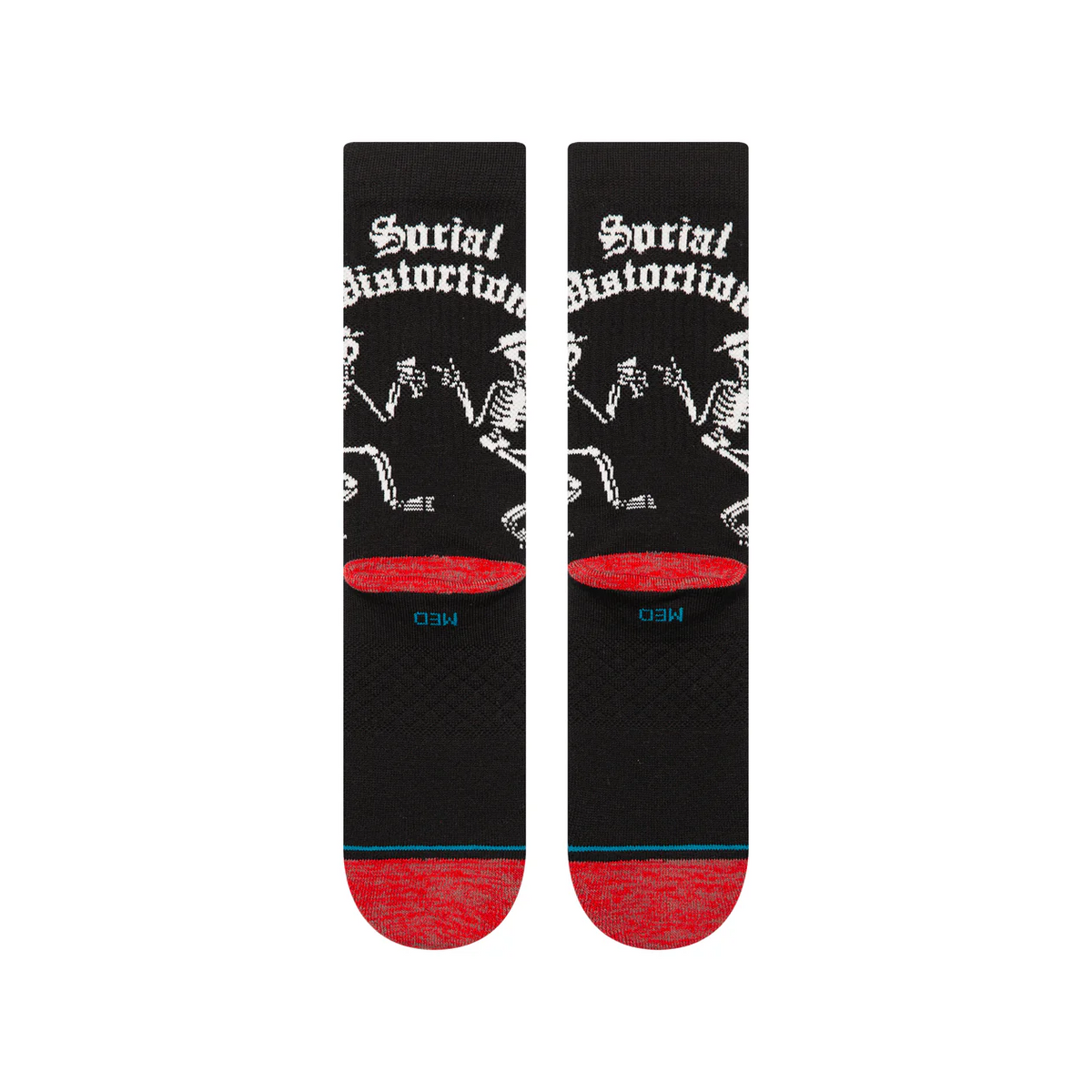 Stance - Social Distortion Skelly Dancing Crew Socks