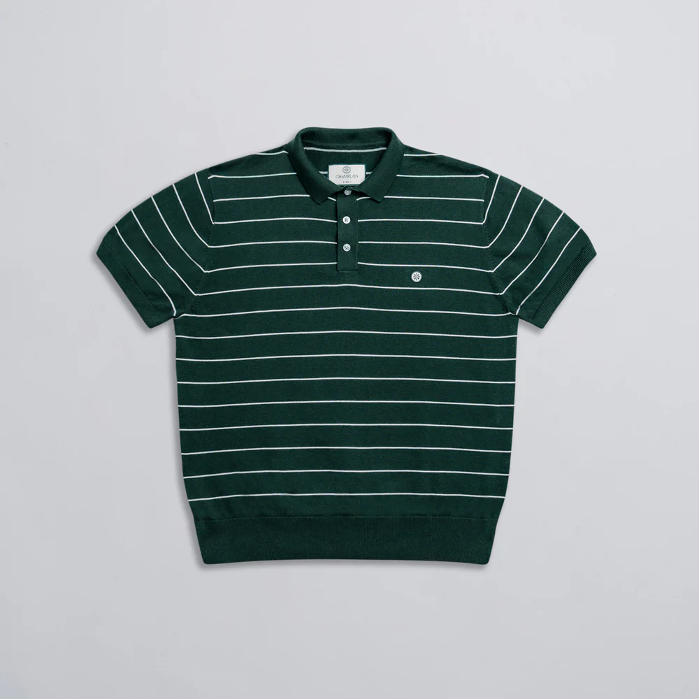 Champlain - Stripe Knit Polo